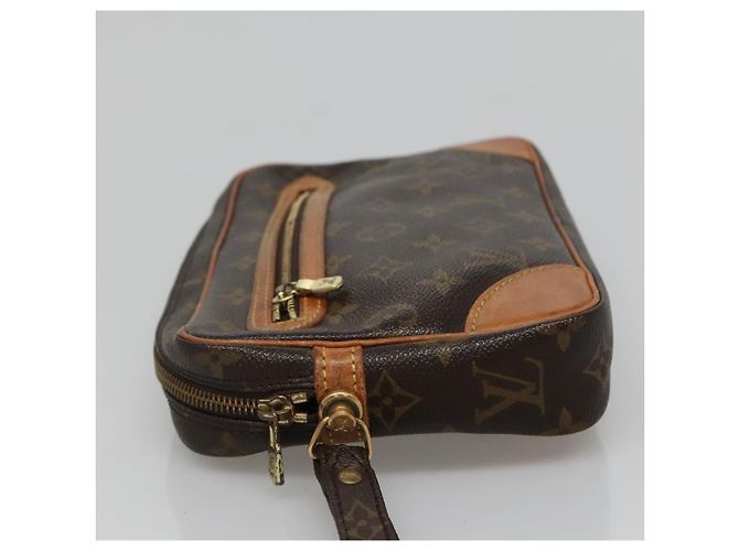 LOUIS VUITTON Monogram Marly Dragonne GM Borsa Clutch M51825 LV Auth BA3872 Monogramma - vista 3