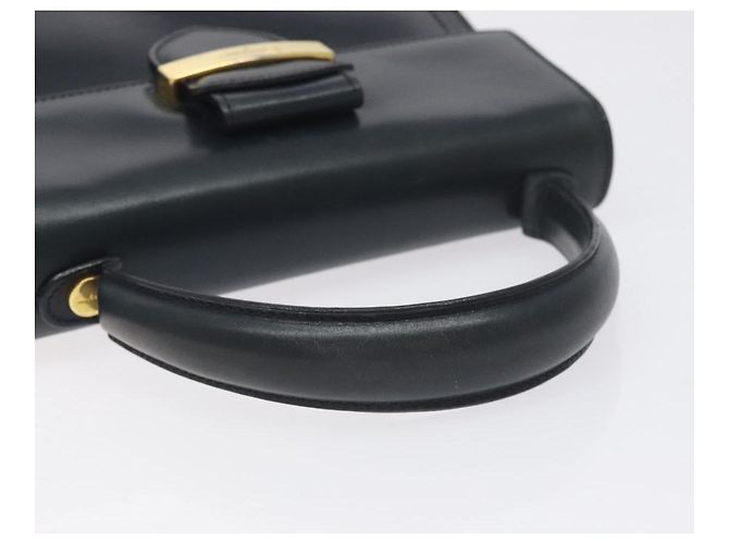 Borsa a mano Salvatore Ferragamo in pelle nera e oro Auth BA3911 Nero D'oro - vista 7