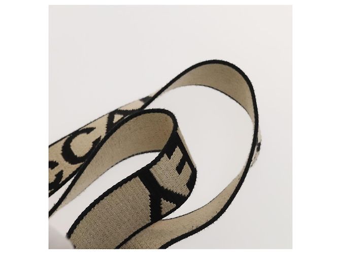 Autre Marque Zaino in pelle nera e oro Stella MacCartney 594165 Auth BA3320 Nero D'oro - vista 10