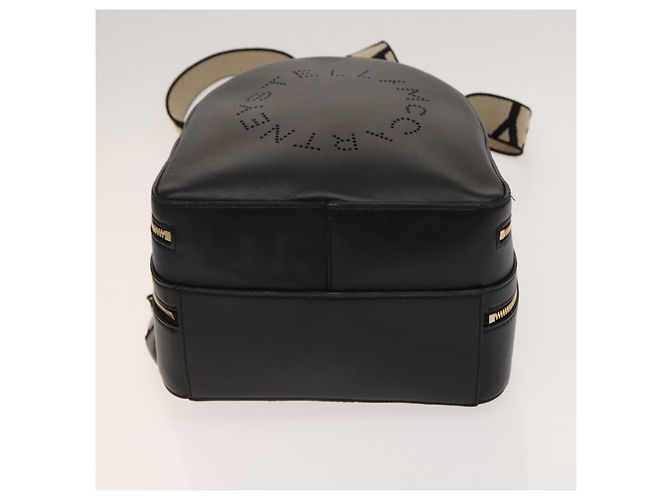 Autre Marque Zaino in pelle nera e oro Stella MacCartney 594165 Auth BA3320 Nero D'oro - vista 11