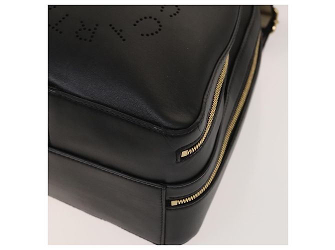Autre Marque Zaino in pelle nera e oro Stella MacCartney 594165 Auth BA3320 Nero D'oro - vista 12