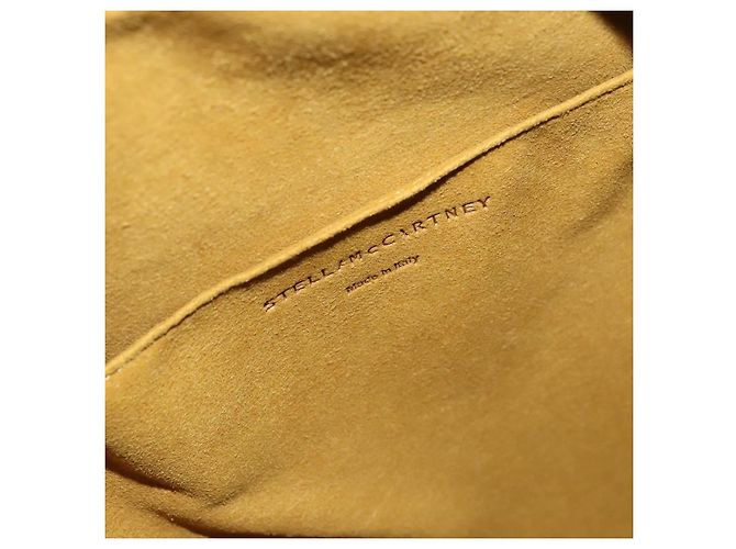 Autre Marque Zaino in pelle nera e oro Stella MacCartney 594165 Auth BA3320 Nero D'oro - vista 17