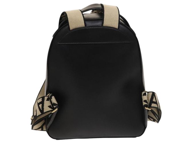 Autre Marque Zaino in pelle nera e oro Stella MacCartney 594165 Auth BA3320 Nero D'oro - vista 3