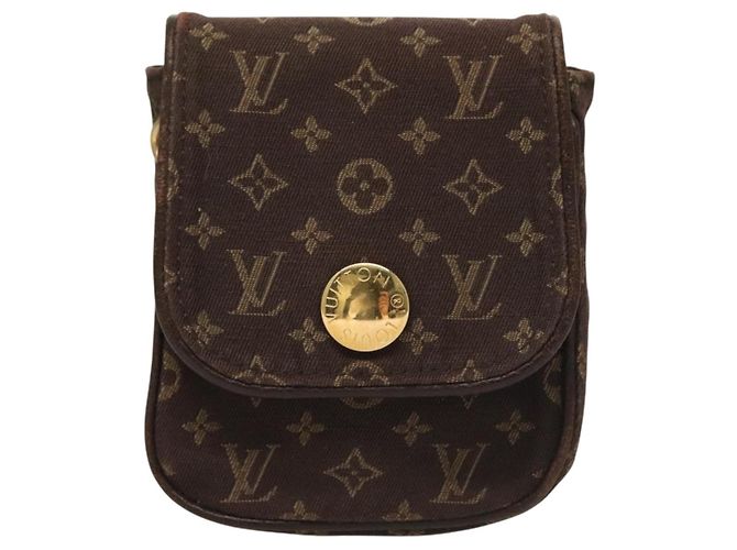 LOUIS VUITTON Monogram Mini Pochette Cancun Pouch Marrone M95313 LV Auth bs27191 - vista 13