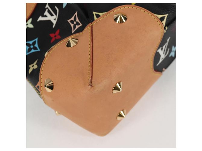 LOUIS VUITTON Monogram Multicolor Judy MM Tasche 2Way Schwarz M40256 Auth 131092V - Ansicht 10