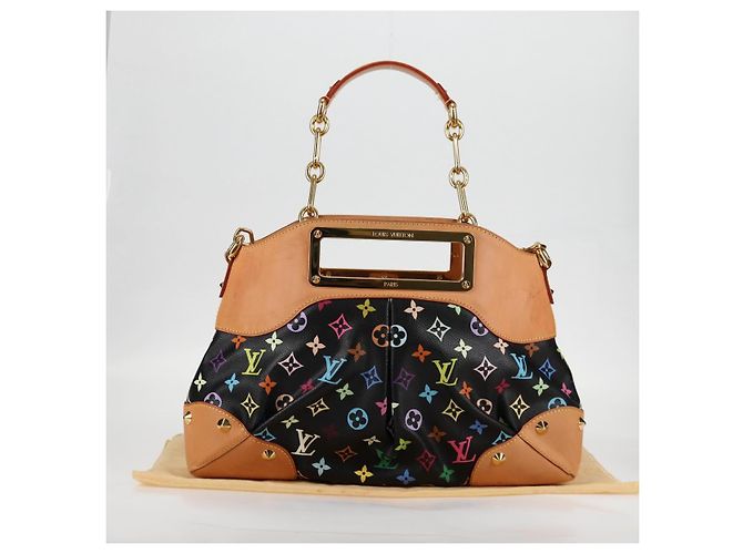 LOUIS VUITTON Monogram Multicolor Judy MM Tasche 2Way Schwarz M40256 Auth 131092V - Ansicht 21