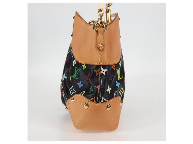 LOUIS VUITTON Monogram Multicolor Judy MM Tasche 2Way Schwarz M40256 Auth 131092V - Ansicht 5