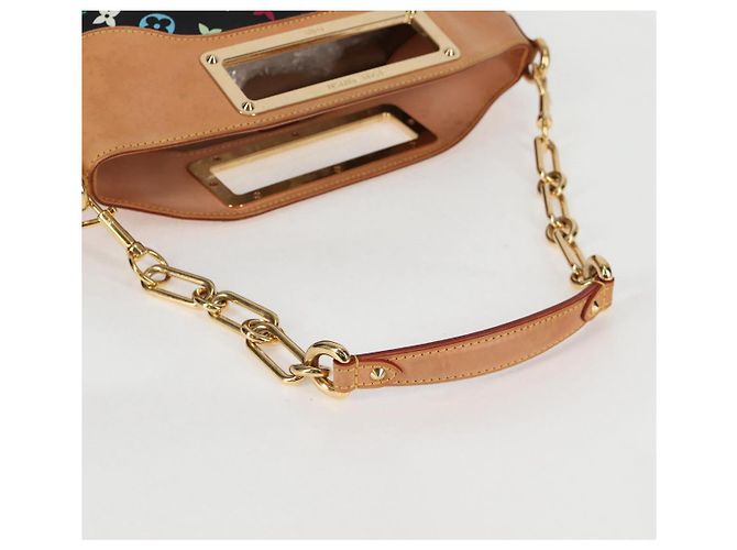 LOUIS VUITTON Monogram Multicolor Judy MM Tasche 2Way Schwarz M40256 Auth 131092V - Ansicht 7