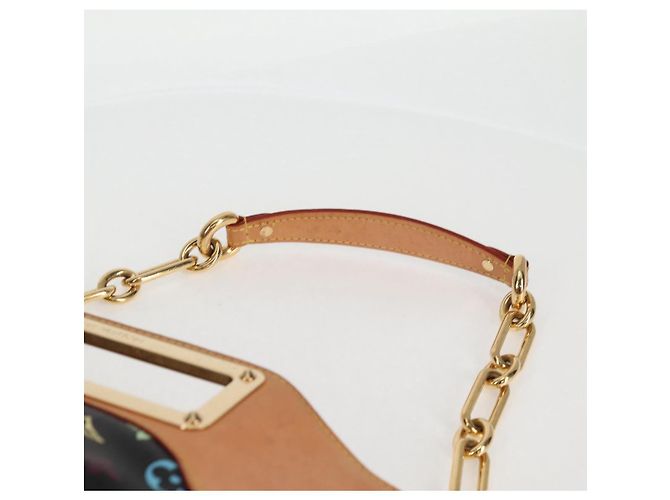 LOUIS VUITTON Monogram Multicolor Judy MM Tasche 2Way Schwarz M40256 Auth 131092V - Ansicht 8