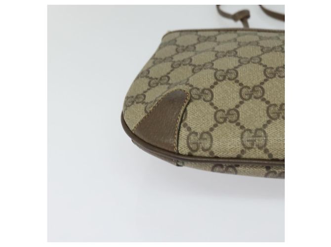 Borsa a spalla GUCCI GG Supreme Web Sherry Line PVC Beige 904 02 026 Auth bs27641 - vista 10