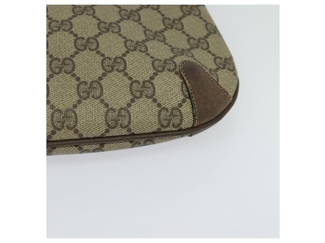 Borsa a spalla GUCCI GG Supreme Web Sherry Line PVC Beige 904 02 026 Auth bs27641 - vista 11