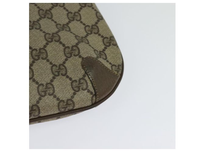 Borsa a spalla GUCCI GG Supreme Web Sherry Line PVC Beige 904 02 026 Auth bs27641 - vista 13