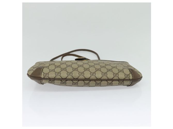 Borsa a spalla GUCCI GG Supreme Web Sherry Line PVC Beige 904 02 026 Auth bs27641 - vista 9
