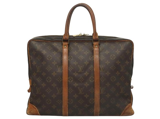 LOUIS VUITTON Monogram Porta Documenti da Viaggio Borsa da Lavoro M52005 LV Auth ti3285 Monogramma - vista 2