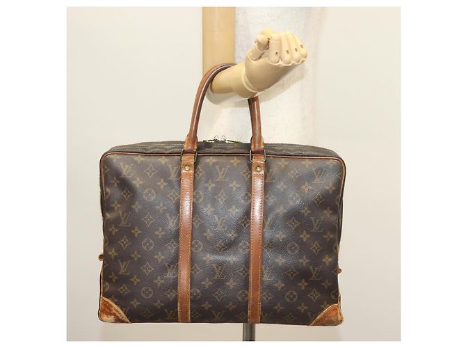 LOUIS VUITTON Monogram Porta Documenti da Viaggio Borsa da Lavoro M52005 LV Auth ti3285 Monogramma - vista 26