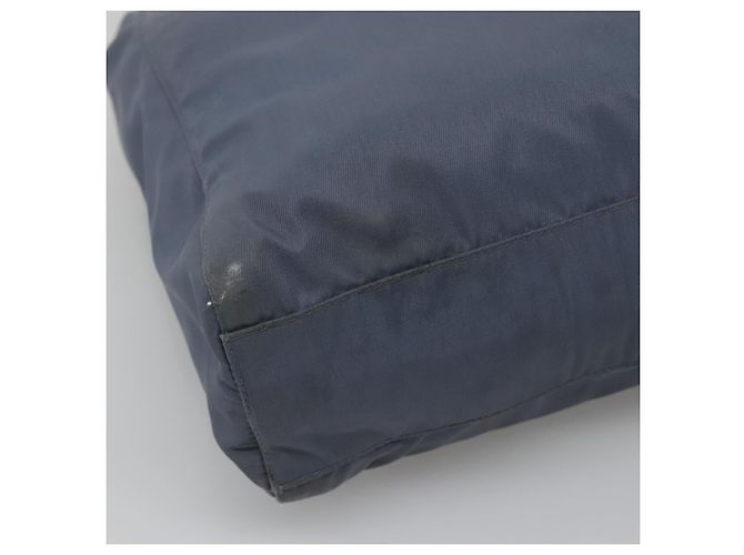 PRADA Handtasche aus grauem Nylon mit silberner Authentizität bs27845 Braun - Ansicht 13