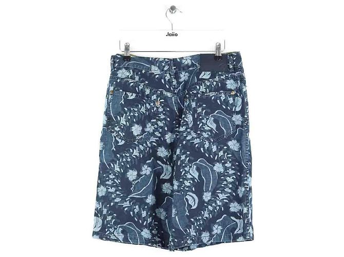 Louis Vuitton Pantaloni corti di cotone Blu - vista 3