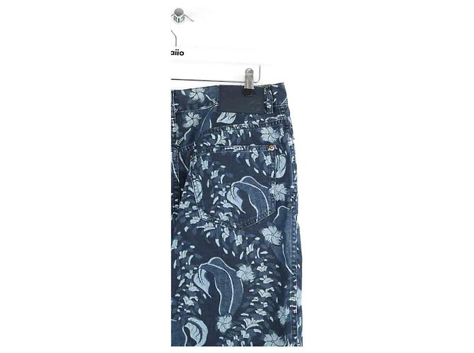 Louis Vuitton Pantaloni corti di cotone Blu - vista 4
