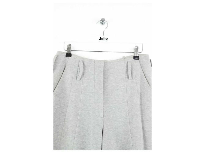 Saint Laurent Pantaloni dritti in cotone - vista 2