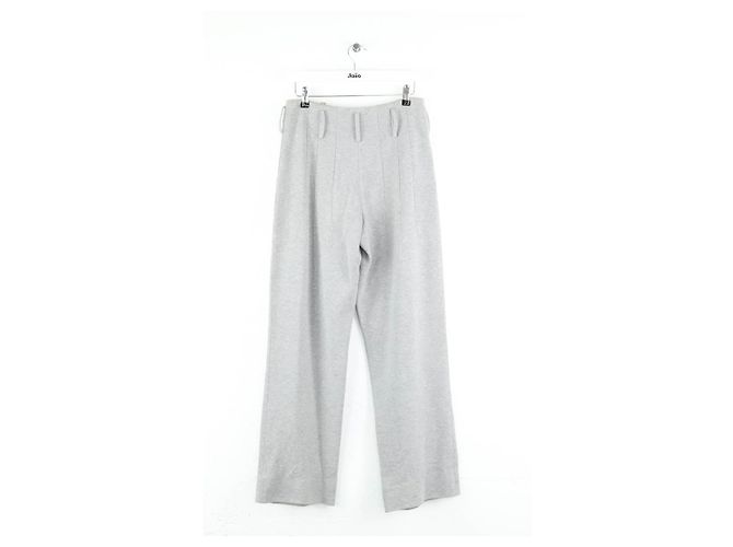 Saint Laurent Pantaloni dritti in cotone - vista 3