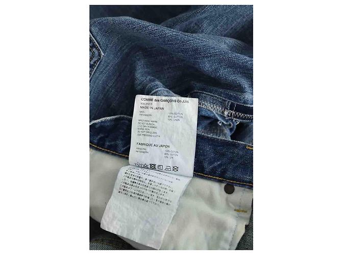 Comme Des Garcons Jeans dritti in cotone - vista 6