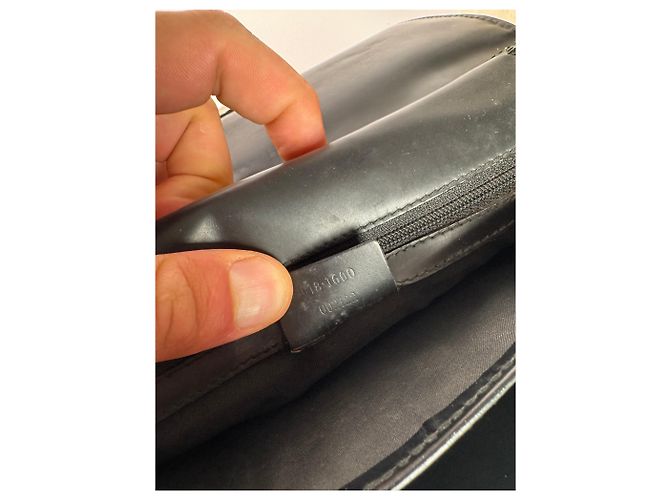 Clutch vintage Gucci monogramma nera Nero - vista 5