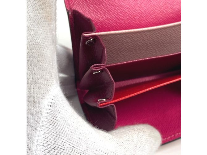 Estuche para tarjetas de visita de cuero Epi Louis Vuitton Rosa - vista 11