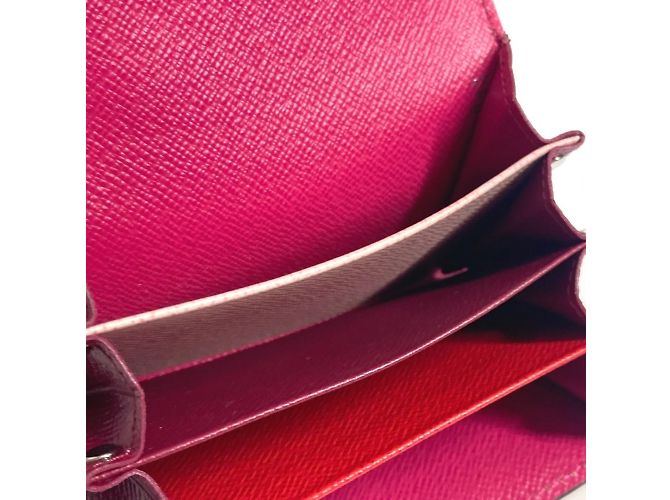 Estuche para tarjetas de visita de cuero Epi Louis Vuitton Rosa - vista 12