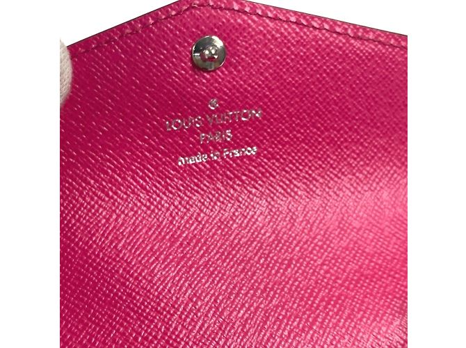 Estuche para tarjetas de visita de cuero Epi Louis Vuitton Rosa - vista 13