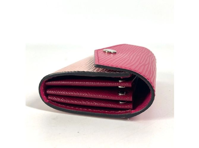 Estuche para tarjetas de visita de cuero Epi Louis Vuitton Rosa - vista 3