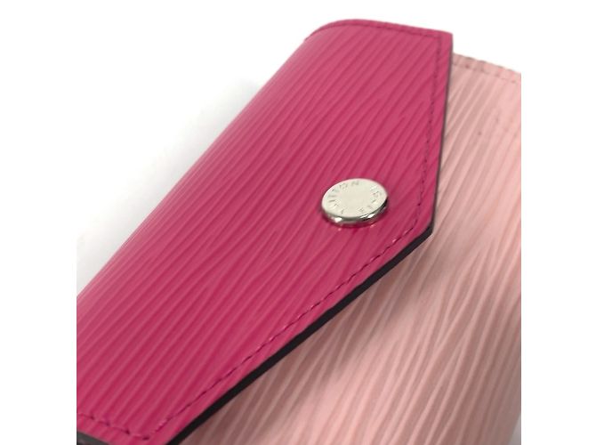 Estuche para tarjetas de visita de cuero Epi Louis Vuitton Rosa - vista 7