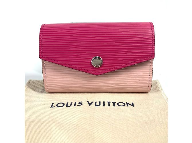 Estuche para tarjetas de visita de cuero Epi Louis Vuitton Rosa - vista 8