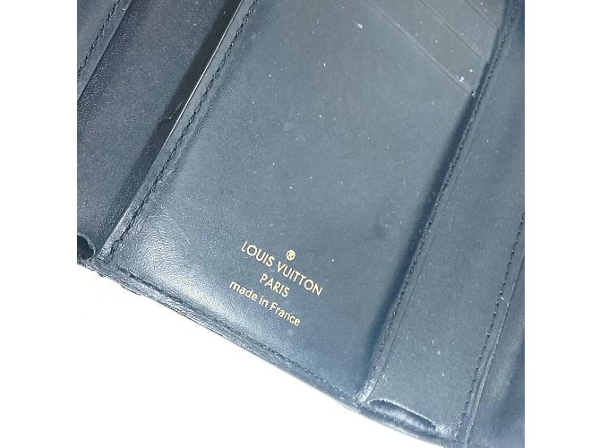 Cartera Compacta Flor Monograma Louis Vuitton Castaño Negro - vista 12
