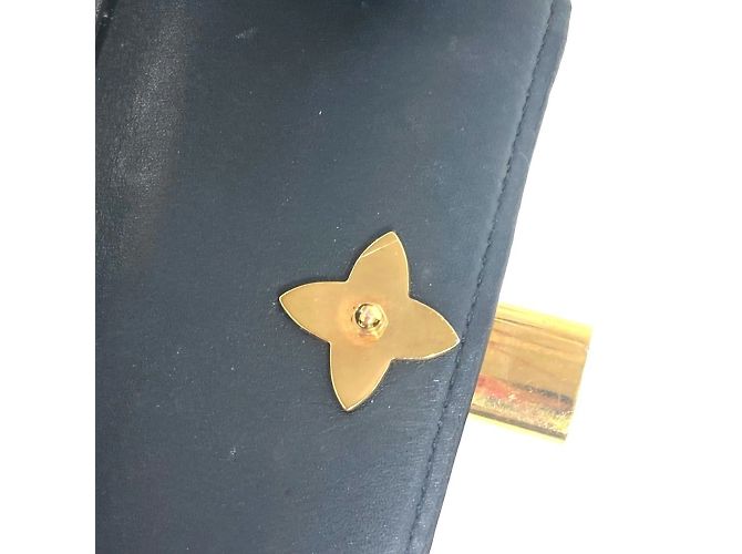 Cartera Compacta Flor Monograma Louis Vuitton Castaño Negro - vista 13