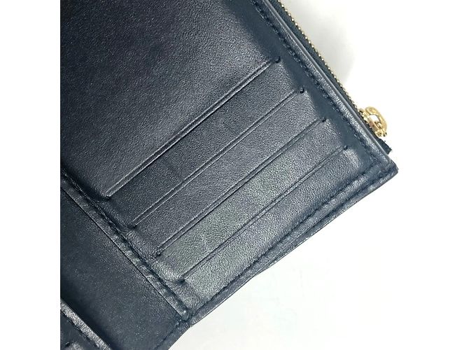 Cartera Compacta Flor Monograma Louis Vuitton Castaño Negro - vista 15