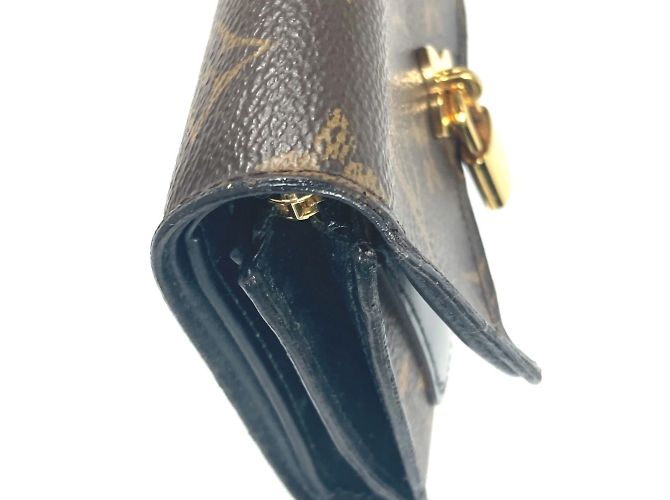 Cartera Compacta Flor Monograma Louis Vuitton Castaño Negro - vista 9