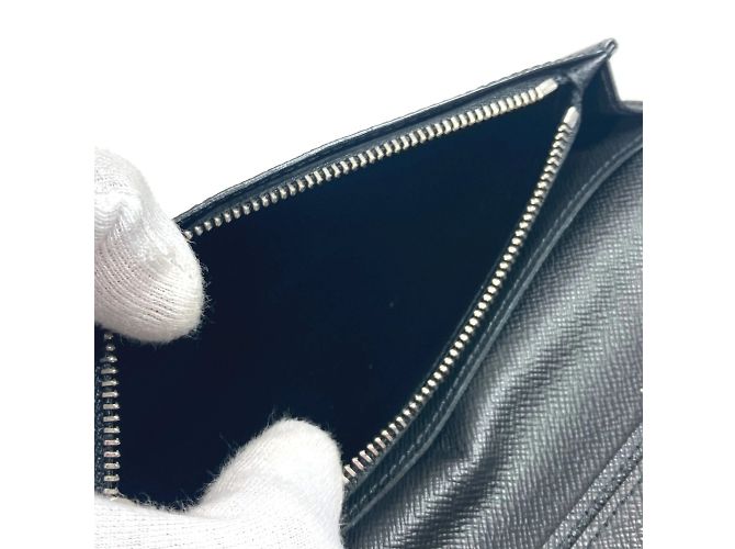 Cartera Larga Brazza Epi Louis Vuitton Negro - vista 14