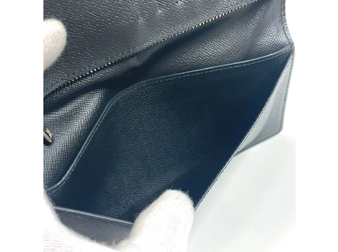 Cartera Larga Brazza Epi Louis Vuitton Negro - vista 16