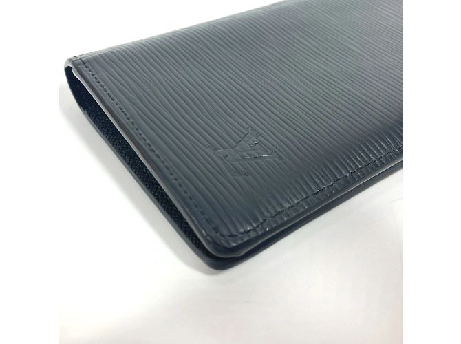 Cartera Larga Brazza Epi Louis Vuitton Negro - vista 7