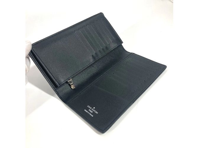 Cartera Larga Brazza Epi Louis Vuitton Negro - vista 9