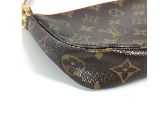 Pochette Accessori Monogramma Ciliegia Louis Vuitton Marrone Rosso - vista 6