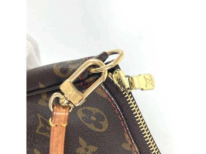 Pochette Accessori Monogramma Ciliegia Louis Vuitton Marrone Rosso - vista 9