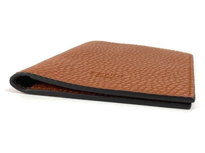Fendi braune Leder-Passhülle - Ansicht 3