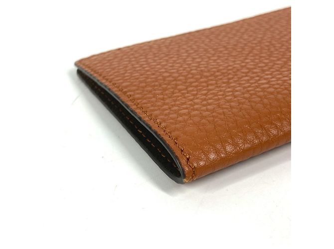 Fendi braune Leder-Passhülle - Ansicht 5
