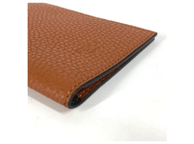 Fendi braune Leder-Passhülle - Ansicht 6