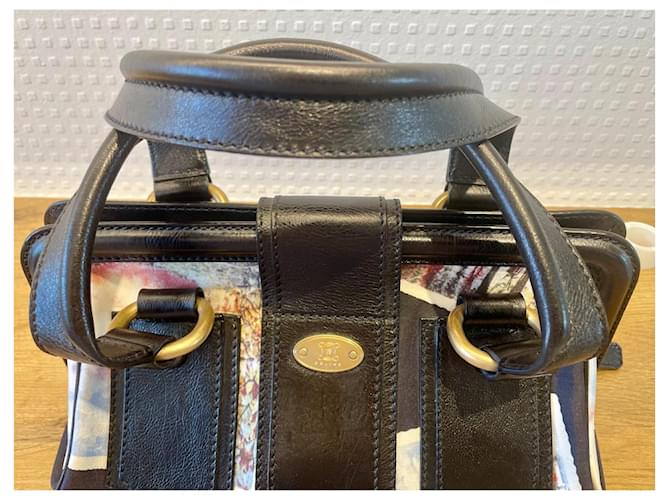 Borsa Céline in lino nero - vista 15