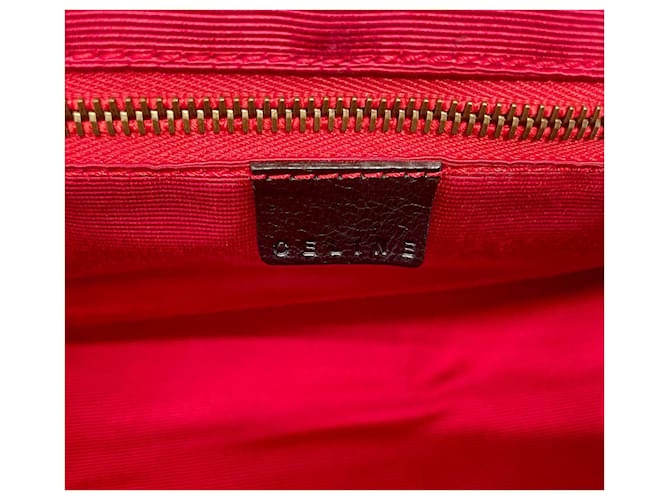 Borsa Céline in lino nero - vista 8