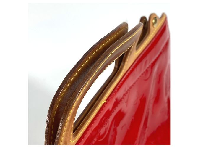 Borsa Stanton Monogram Vernis Louis Vuitton Rosso - vista 10