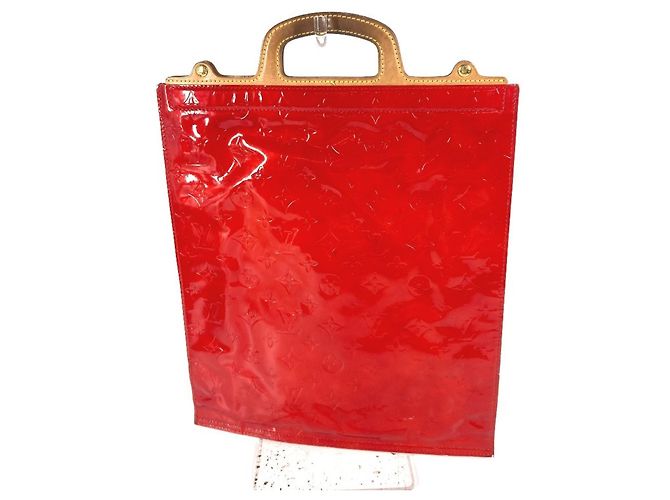 Borsa Stanton Monogram Vernis Louis Vuitton Rosso - vista 2