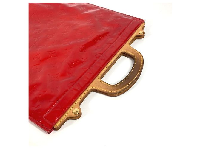 Borsa Stanton Monogram Vernis Louis Vuitton Rosso - vista 5